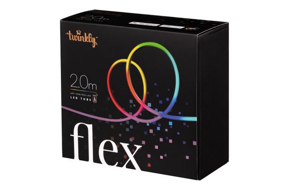 Світлодіодна гірлянда Smart LED Twinkly  Flex RGB, гнучкий контур, IP20, довжина 2м (TWFL200STW-WEU) | Зображення 1