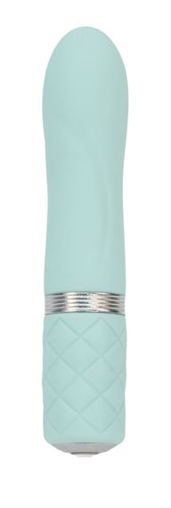 Роскошный вибратор PILLOW TALK - Flirty Teal с кристаллом Swarovski, гибкая головка | Зображення 1