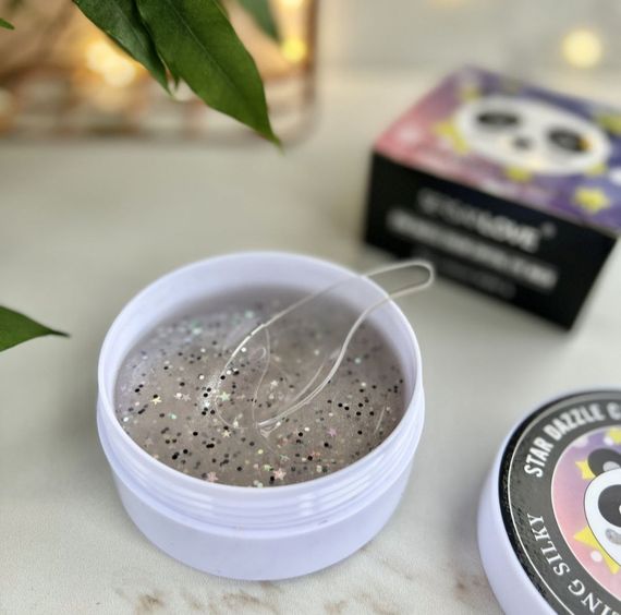 Прозорі гідрогелеві патчі з блискітками та зірочками Sersanlove Star Dazzle Color Crystal Eye Mask 60 шт | Зображення 2