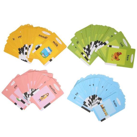 Детский планшет для изучения английского языка с карточками на 224 слова, Голубой / Интерактивный планшет для | Зображення 8