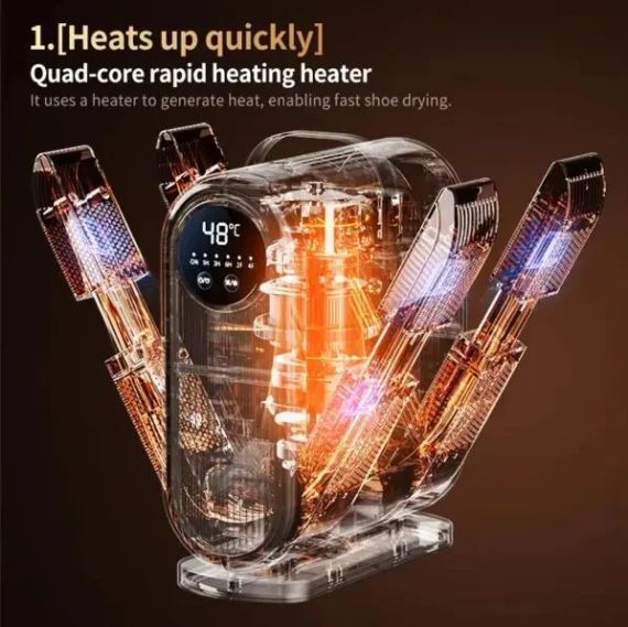 Электрическая сушилка для обуви AND224 (на 2пары) | Зображення 3
