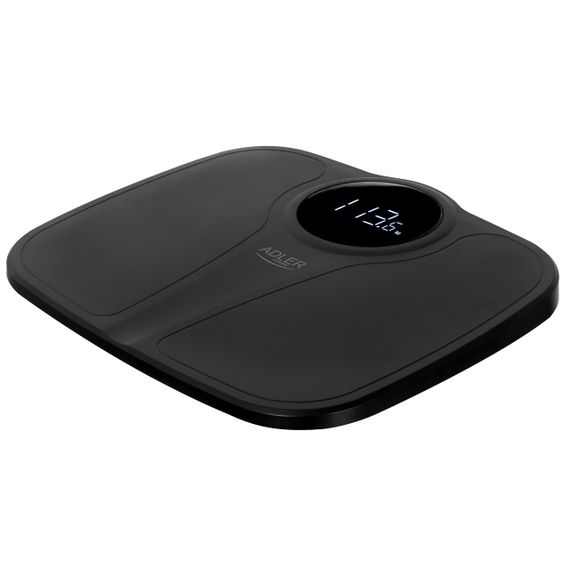 Ваги підлогові електронні Adler AD 8172 чорні до 180 кг з високою точністю | Зображення 2