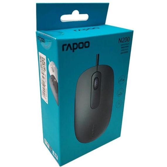Мишка Rapoo N200 Black | Зображення 6