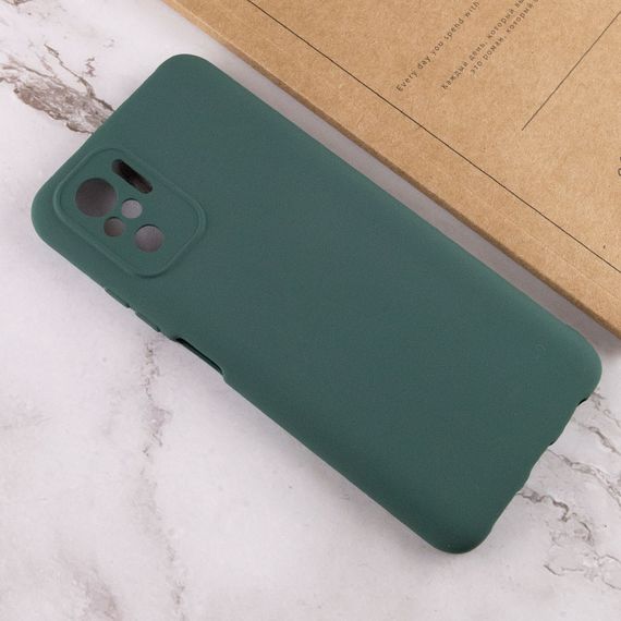 TPU чехол Molan Cano Smooth для Xiaomi Redmi Note 10 / Note 10s Зелений | Зображення 2