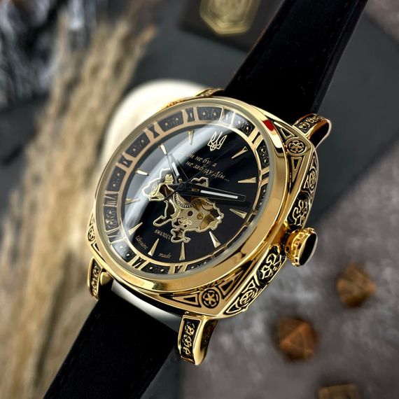 Жіночий годинник Awarder 021 Де би не була Gold-Black-Black | Зображення 1