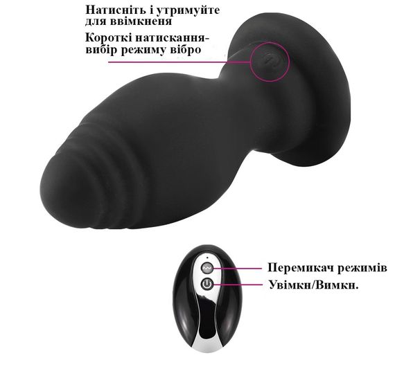Анальна пробка, що вібрує, з лисячим хвостом рожевого кольору (розмір M, USB) | Зображення 4