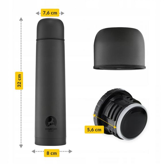 Термос Mountain Goat 1 л Black (P-5907739315762) | Зображення 3