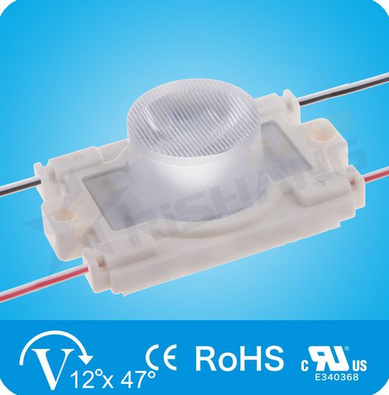 Светодиодный модуль M931DB Rishang (124Lm) с линзой (по оси X=47° & Y=12°) для ситилайтов,  DC 12V, IP68