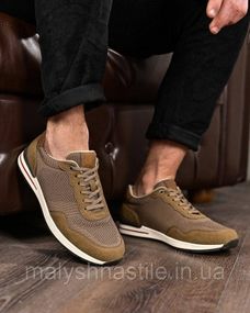 Мужские  кроссовки lora brown  ДЛ6613
