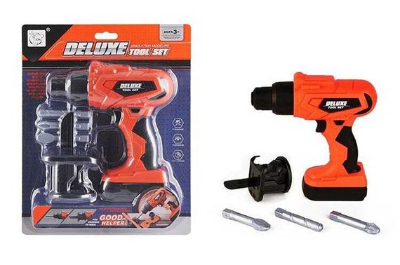 Шуруповерт з набором HB3222-1 на блістері р.28x22x5,5см YG Toys