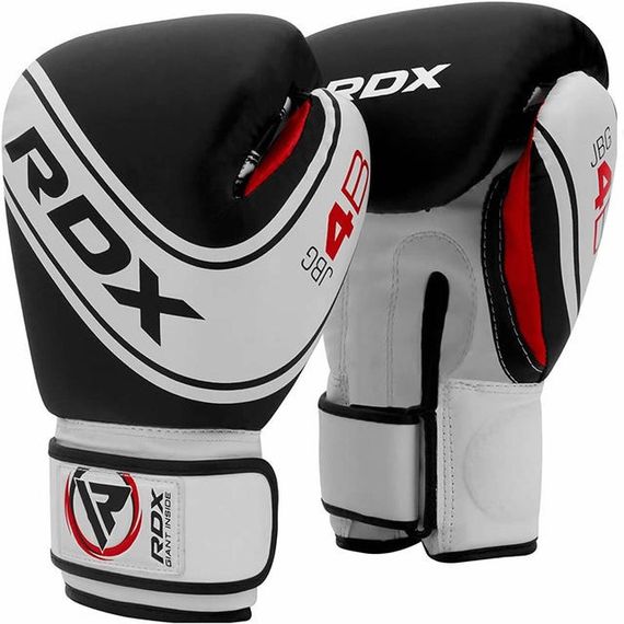 Боксерські рукавиці RDX 4B Robo Kids White/Black 6 унцій (капа в комплекті) | Зображення 1