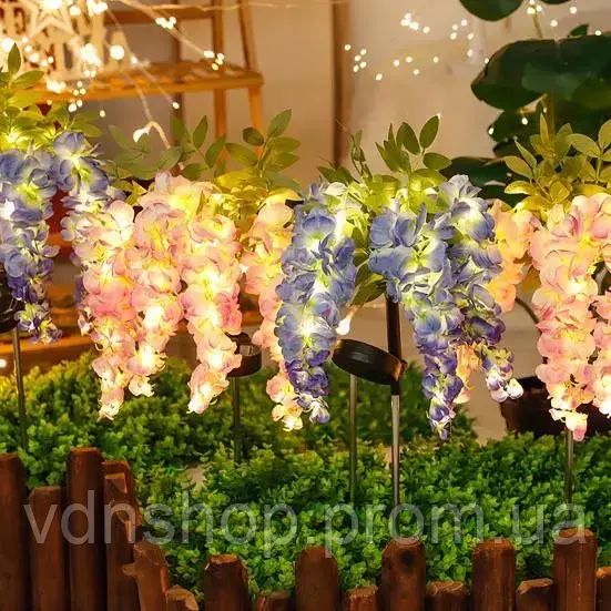 Уличная декоративная солнечная лампа с датчиком движения, водонепроницаемая, 2шт  70см | Зображення 4