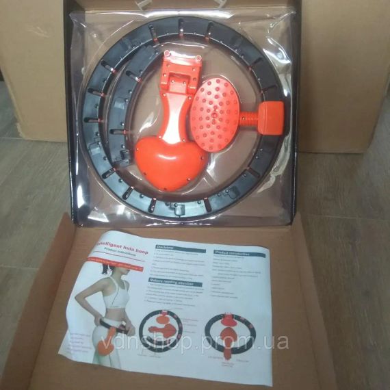 Хулахуп обруч для похудения, фитнес круг для талии, хула хуп с утяжелителем Hula Hoop | Зображення 2