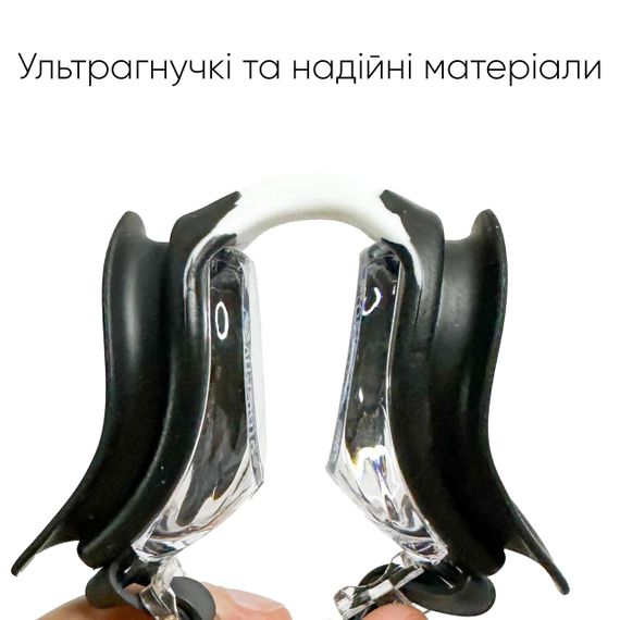 Дитячі окуляри для плавання Renvo Apure JR Anti-fog  Чоний OSFM (1SG100-013) | Зображення 2