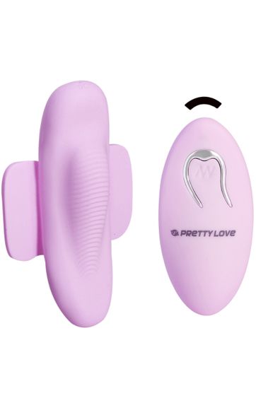 Вібротрусики Fashion Riddle 12 режимів вібрації колір ніжно-рожевий Sex Aura | Зображення 5