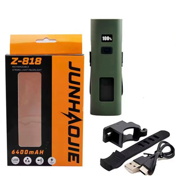 Велофара Z818-2x3W+COB (white+red), Долговечный велосипедный фонарь, Лед фара на велосипед | Зображення 2