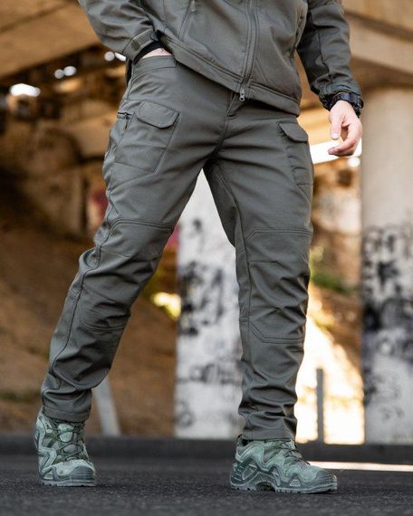 Городские тактические штаны MAXIMUS софтшел  light grey ПП7982 | Зображення 2