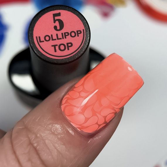 Витражный топ Crooz Lolipop Top №5 (соковитий рожевий з неоновим сяйвом) 8мл