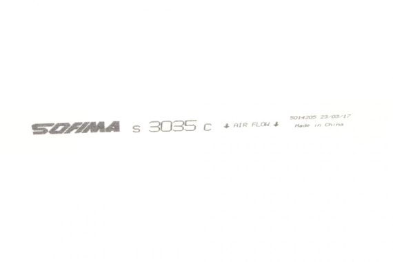 Фильтр салона Nissan Almera II Primera 00- Lexus GS IS 12- S 3035 C | Зображення 3