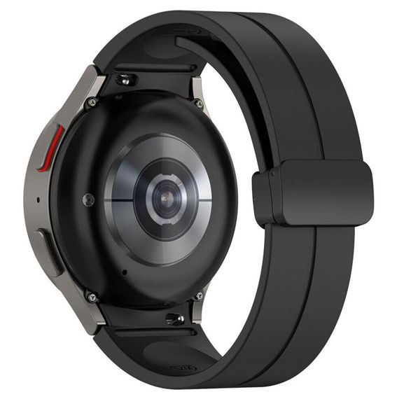 Ремінець Primolux Magnetic Silicone для годинника Samsung Galaxy Watch 4 / Watch 5 / Watch 5 Pro - Black M/L | Зображення 1