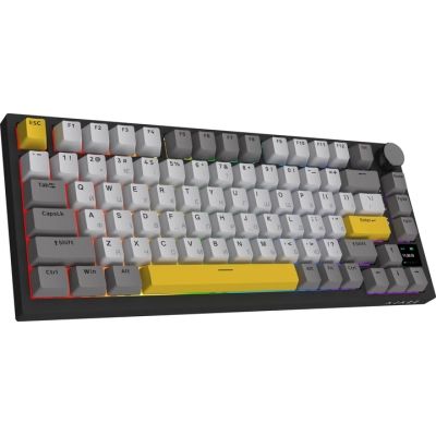 Клавиатура Ajazz AK820 Pro Flying Fish Switch Black RGB USB/Wireless/Bluetooth UA Black (AK820PRO-FF-BGY) | Зображення 3