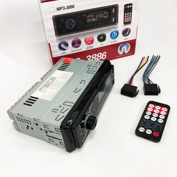 Магнітола з підтримкою штатного підсилювача MP3-3885 ISO 1DIN, Магнітола підтримка usb NK-66 | Зображення 6