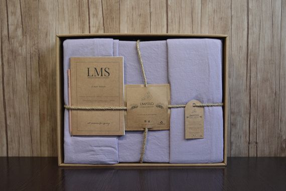 Постільна білизна Limasso Stonewashed Ranforce 160 х 220 см Natural Violet | Зображення 3