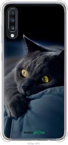 Чохол на Samsung Galaxy A70 2019 A705F Димчастий кіт "825sp-1675-2448"