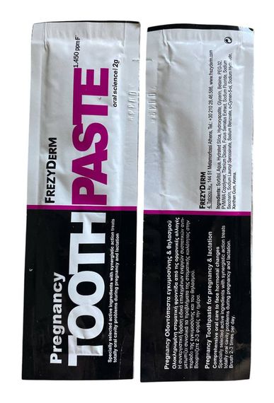 Зубна паста - пробник FREZYDERM TOOTHPASTE PREGNANCY, 2 гр. | Зображення 1