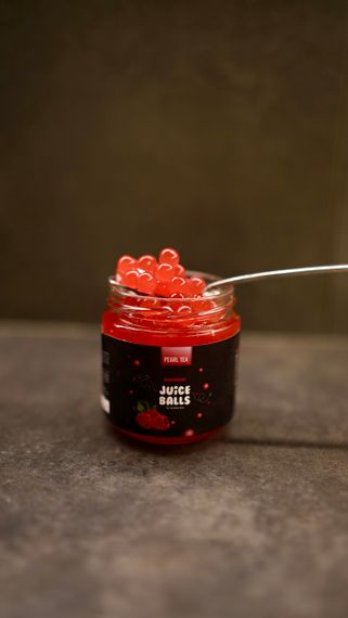 Bubble tea Жемчужины Малина 210 г ТМ Pearl Tea | Зображення 1