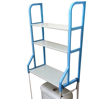 Полиця-стелаж для унітазу Блакитна