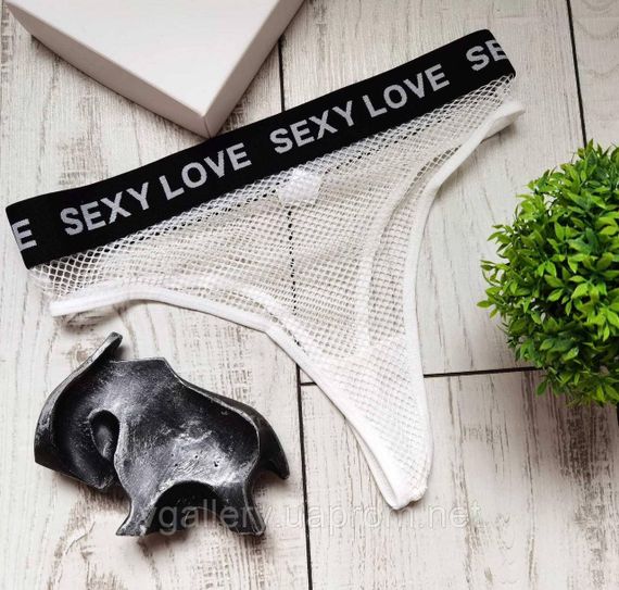 Женские стринги Sexy Love , женские трусики стринги Секси Лове, женские стринги в сетку, сексуальные стринги