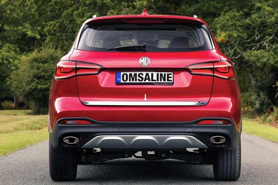 Кромка багажника 2020-2025 (OmsaLine) для MG HS 2018- гг