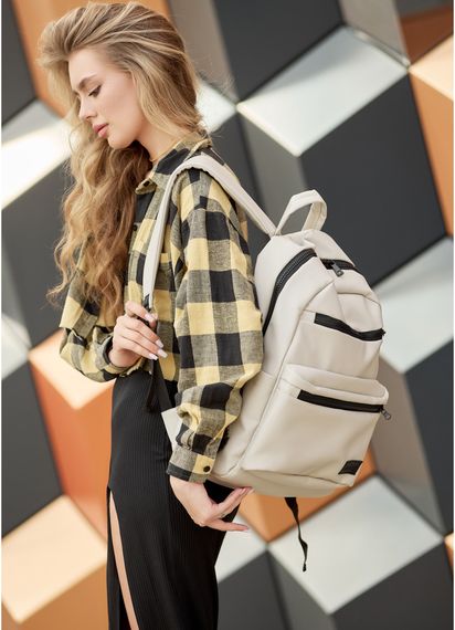 Жіночий рюкзак Sambag ZARD LRT сірий 46 х 28 х 13 см (25058030) | Зображення 5