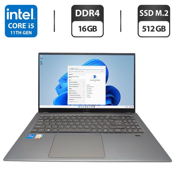 Ультрабук Acer Swift SF316-51 / 16.1" (1920x1800) IPS / Intel Core i5-11300H (4 (8) ядер по 4.4 GHz) / 16 GB DDR4 / 512 GB SSD / Intel Iris Xe Graphics / WebCam / Fingerprint б/в