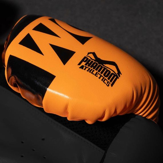 Боксерські рукавиці Phantom APEX Neon Orange 12 унцій (капа в подарунок) | Зображення 4