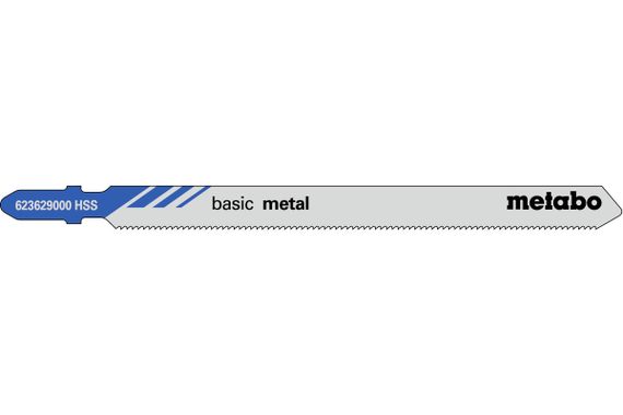 Полотно пилкове для лобзиків Metabo «BASIC METAL», 106 мм /1,2мм 623629000
