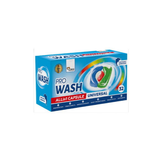 Капсули для прання 32шт ProWash 2К