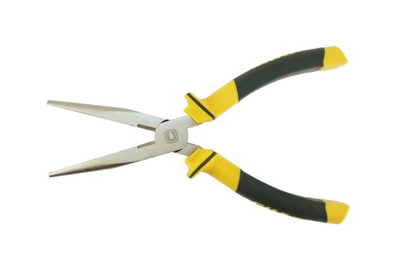 Длинногубцы прямые обрезиненные 180мм СИЛА | Зображення 1