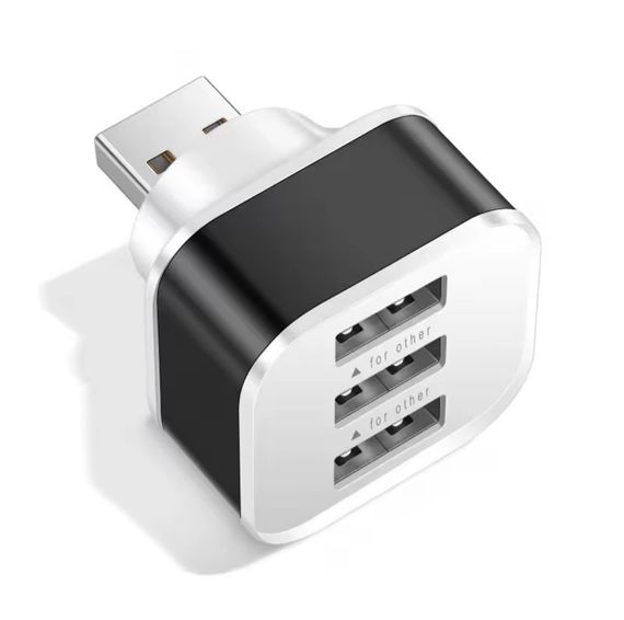 3-портовый USB-хаб 3.0 для ноутбука, ПК, авто