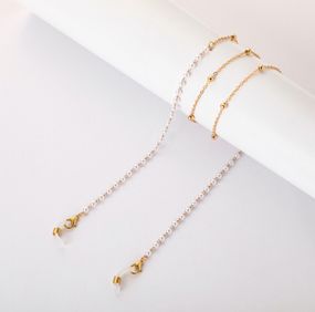 Ланцюжок для окулярів White and Gold 7 9884 70 см