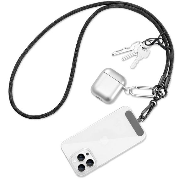 Шнурок для телефона 120cm Black | Зображення 1