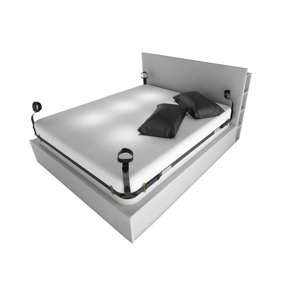 Фіксатори рук і ніг для ліжка LOCKINK BDSM Adjustable Bed Restraint Kit Sex Aura