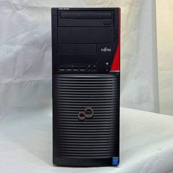 Рабочая станция Fujitsu Celsius R930 Tower / Intel Xeon E5-2640 v2 (8 (16) ядер по 2.0 - 2.5 GHz) / 16 GB DDR3 / 1000 GB SSD + 1000 GB HDD / nVidia Quadro K4000, 3 GB GDDR5, 192-bit / DVD-ROM / 800W б/у | Зображення 1