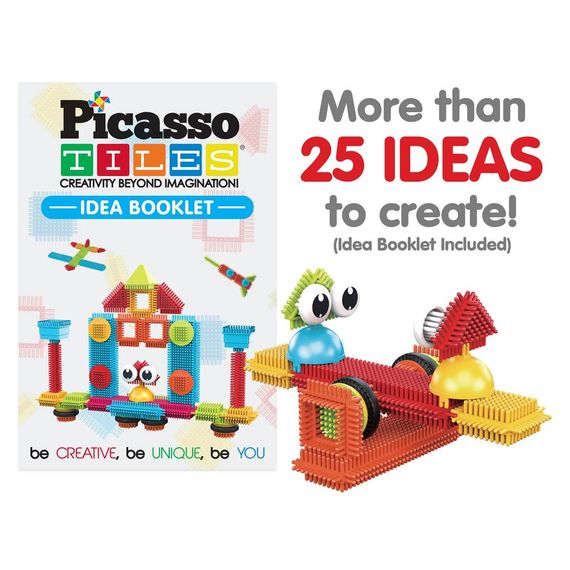 Конструктор HEDGEHOG BUILDING BLOCKS SET PTB41/27384 PICASSO TILES, 41 деталь, в коробці | Зображення 3