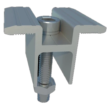 Ballast Fix Т-подібний прижим UNI для баластної системи у зборі (2шт) - Кріплення для сонячних панелей