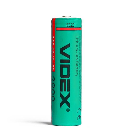 Акумулятор Videx 18650 (високого струму) 20A 2800mAh bulk/1шт | Зображення 1