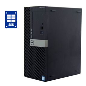 ПК Б-клас Dell OptiPlex 5040 Tower / Intel Pentium G4400 (2 ядра по 3.3 GHz) / 8 GB DDR3 / 240 GB SSD / Intel HD Graphics 510 / DVD-ROM б/в
