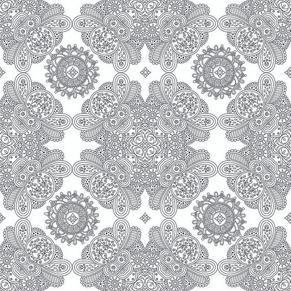 Шпалери-розмальовки Мандала (3шт) 60*60 C-60011 | Зображення 1