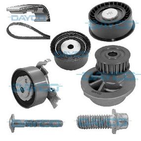 Ремень ГРМ компл. + помпа Opel Astra/Corsa/Vectra 1.4/1.6 i 93-02, Dayco, KTBWP2520,